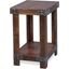 Aspenhome Industrial Chairside Table in Fruitwood