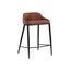 Astra Counter Stool In Black and Cinnamon Brown