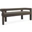 Athena Brown Boucle Fabric Bench