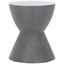 Athena Dark Gray Concrete Accent Table
