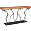Atlas Console Table In Brown And Black