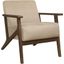 August Light Brown Accent Chair