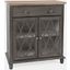 Aurora Hills Country Wire-Brushed 2 Door Accent Chest In Grey