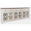 Aurora Hills Country Wire-Brushed 6 Door Accent Chest In White