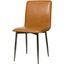 Austin Luca Side Dining Chair Set of 2 In Tan Brown