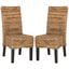 Avita Natural Wicker Dining Chair Set of 2