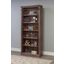 Avondale 96 Inch Tall Wood Storage Bookcase In Brown