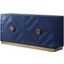 Babatunde 65 Inch Wood Sideboard With Gold Accents In Navy
