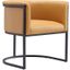 Bali Dining Chair in Saddle and Black