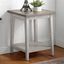 Banjar Side Table In Antique Warm Gray