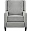 Banks Push Back Reclining Chair In Gray