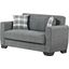 Barato Upholstered Convertible Loveseat with Storage In Gray