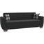 Barato Upholstered Convertible Sofabed with Storage In Black BAR-FBLK-SB
