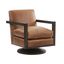 Barclay Butera Willa Leather Swivel Chair