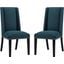 Baron Azure Dining Chair Fabric Set of 2