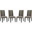 Baron Granite Dining Chair Fabric Set of 4