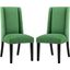 Baron Dining Chair Fabric Set of 2 In Green