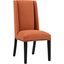 Baron Orange Fabric Dining Chair