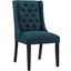 Baronet Azure Fabric Dining Chair