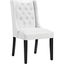 Baronet White Vinyl Dining Chair EEI-3923-WHI