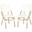 Barrow Off White Stacking Indoor/Outdoor Side Chair FOX5203C