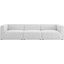 Bartlett Upholstered Fabric 3-Piece Sofa In Ivory