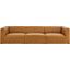 Bartlett Vegan Leather 3-Piece Sofa In Tan