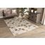 Baxton Studio Barbon Modern And Contemporary Ivory And Beige Handwoven Pet Yarn Indoor And Outdoor Area Rug