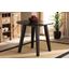 Baxton Studio Ela Modern and Contemporary Dark Brown Finished 35-Inch-Wide Round Wood Dining Table