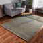 Baxton Studio Michigan Modern and Contemporary Blue Handwoven Blend Area Rug