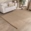 Baxton Studio Michigan Modern and Contemporary Natural Brown Handwoven Blend Area Rug