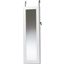 Baxton Studio Richelle Modern and Contemporary White Finished Wood Hanging Jewelry Armoire with Mirror