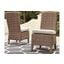 Beachcroft Beige Chair with Cushion Set of 2