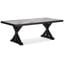 Beachcroft Outdoor Dining Table In Black/Light Gray