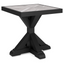 Beachcroft Outdoor End Table In Black/Light Gray