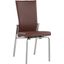 Bear Flat Brushed Steel Side Chair Set of 2
