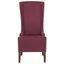 Becall Bordeaux and Cherry Mahogany Velvet 20 Inch Dining Chair