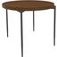 Bedford Park Tobacco Dining Pub Table With Forged Legs