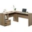 Beginnings L-Shaped Desk In Summer Oak