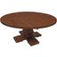 Benedict 58 Inch Round Dining Table In Brown