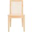 Benicio Rattan Dining Chair in Natural and Natural