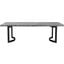 Bent Dining Table Small Weathered Grey