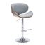 Bentwood Lift Adjustable Height Bar Stool In Grey