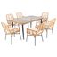 Beson 7Pc Dining Set in White