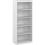 Bestar Logan 5 Shelf Bookcase In Pure White