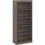 Bestar Ridgeley 30W 5 Shelf Bookcase In Silver Maple