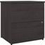 Bestar Universel 28W Standard 2 Drawer Lateral File Cabinet In Charcoal Maple
