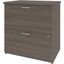 Bestar Universel 29W Lateral File Cabinet In Bark Grey