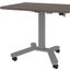 Bestar Universel 36W X 24D Small Standing Desk In Bark Grey