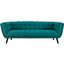 Bestow Teal Upholstered Fabric Sofa